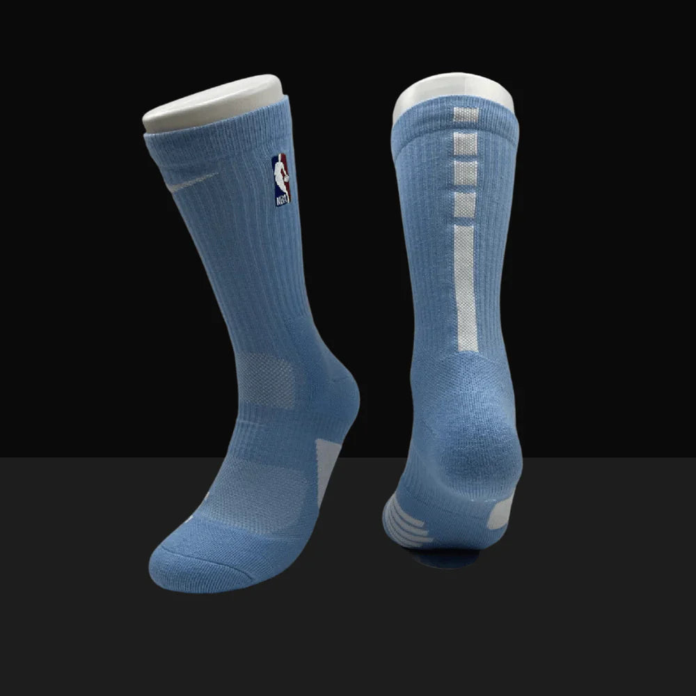 Nike NBA Elite Crew Socks - UNC Blue