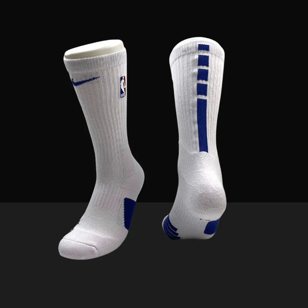 NBA Elite Crew Socks - White/Navy