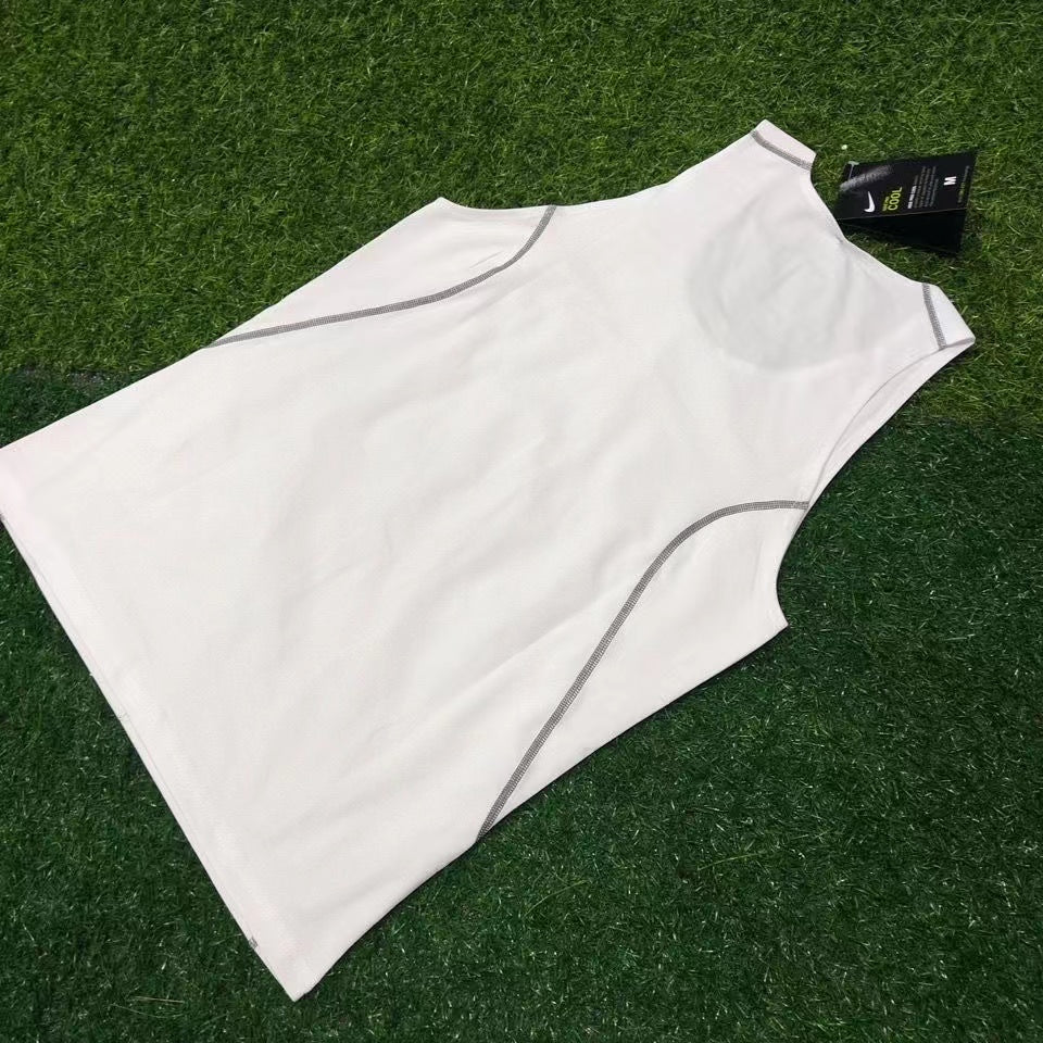 NBA Elite Pro White Compression Tank Top