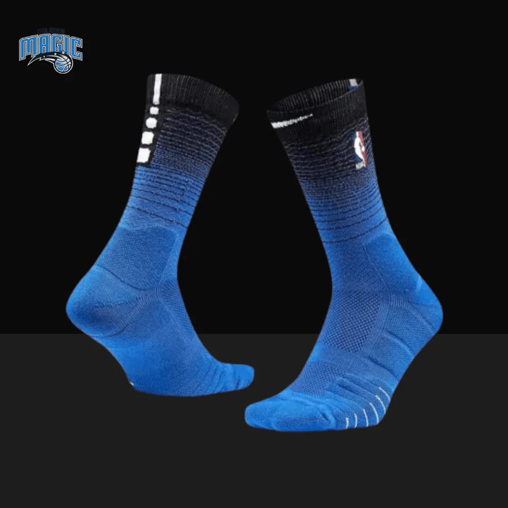 Nike NBA Elite Socks - Magic City Edition Blue/Black Gradient