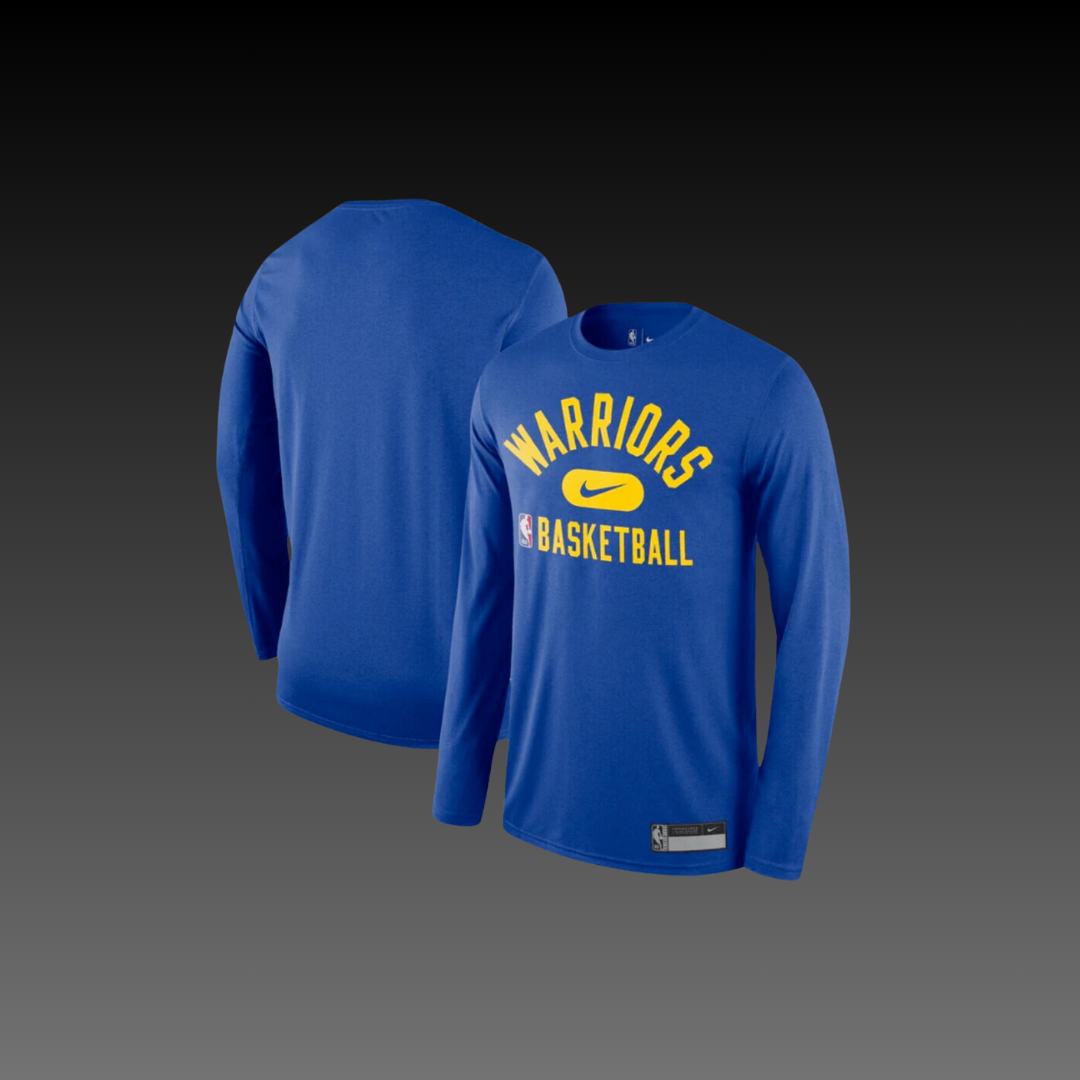 Golden State Warriors On-Court Practice Performance Long Sleeve T-Shirt