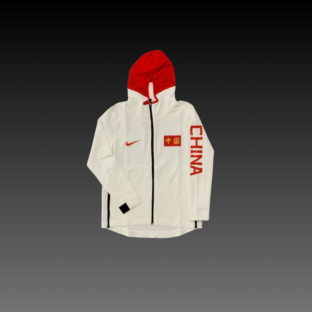 Team China Warm-Up Jacket White