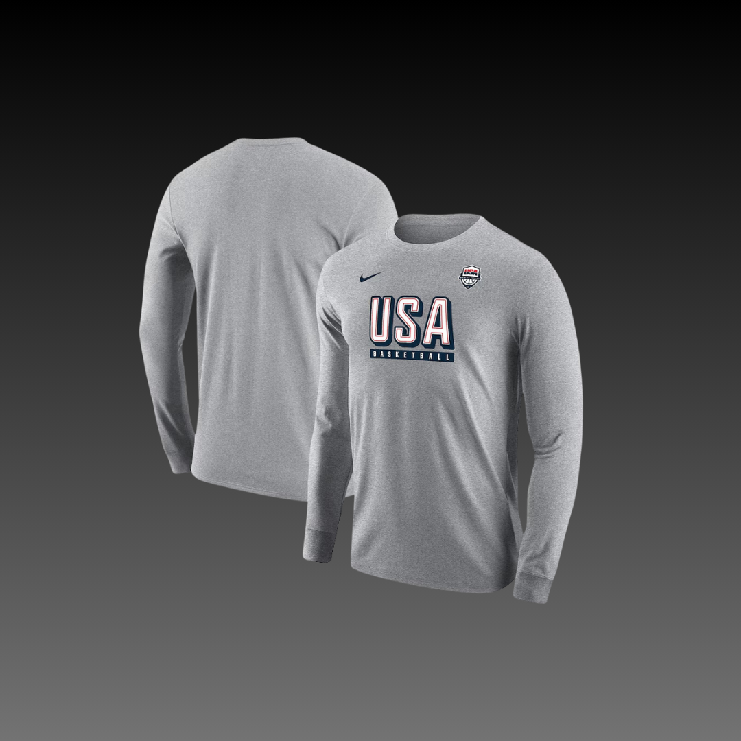 Team USA Grey Long Sleeve