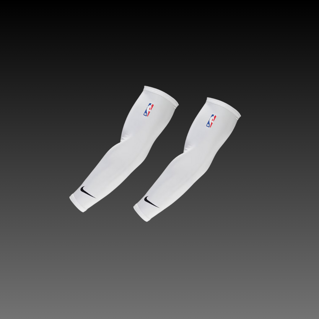 NBA Pro White Compression Shooting Sleeve