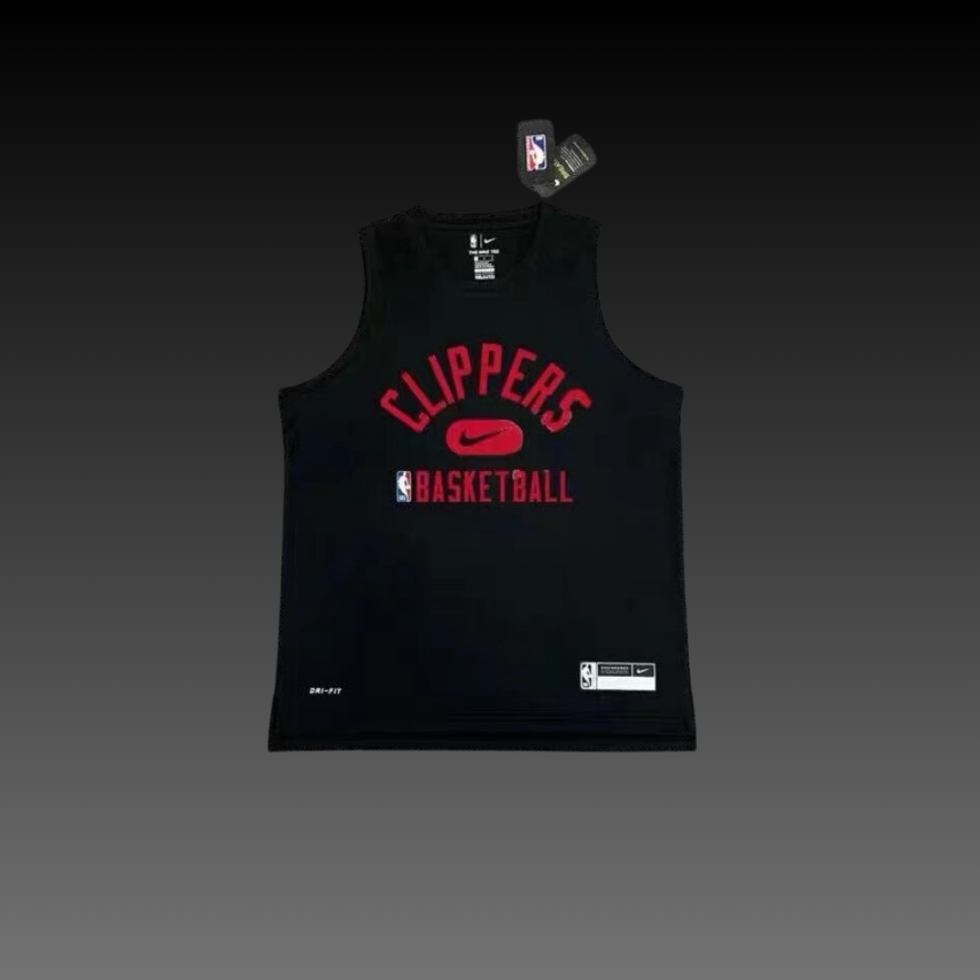 Los Angeles Clippers Black Warm-Up Tank Top