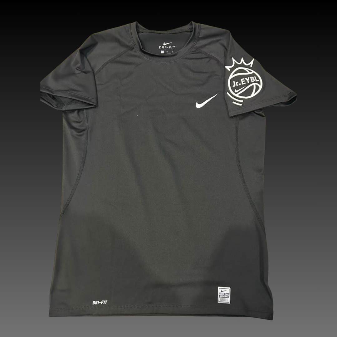 EYBL Junior Circuit Compression T-Shirt Black