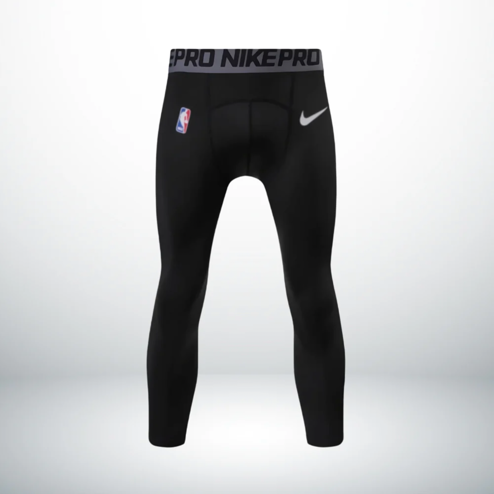 NBA Elite Pro Black Compression Tights