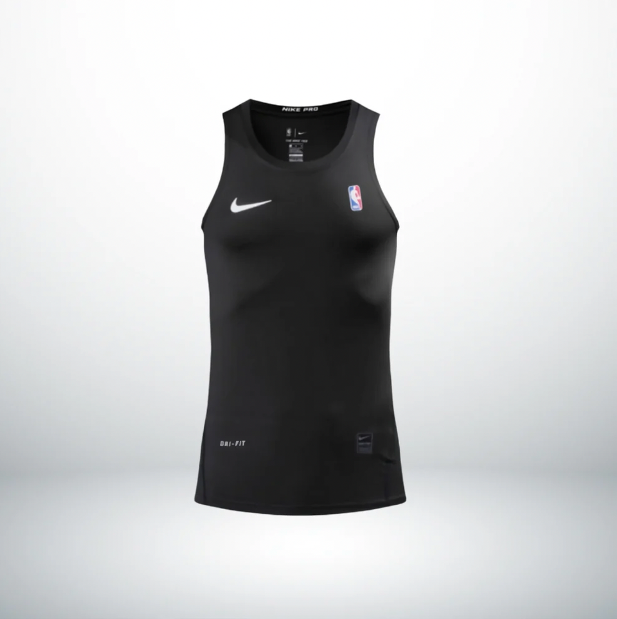 NBA Elite Pro Black Compression Tank Top