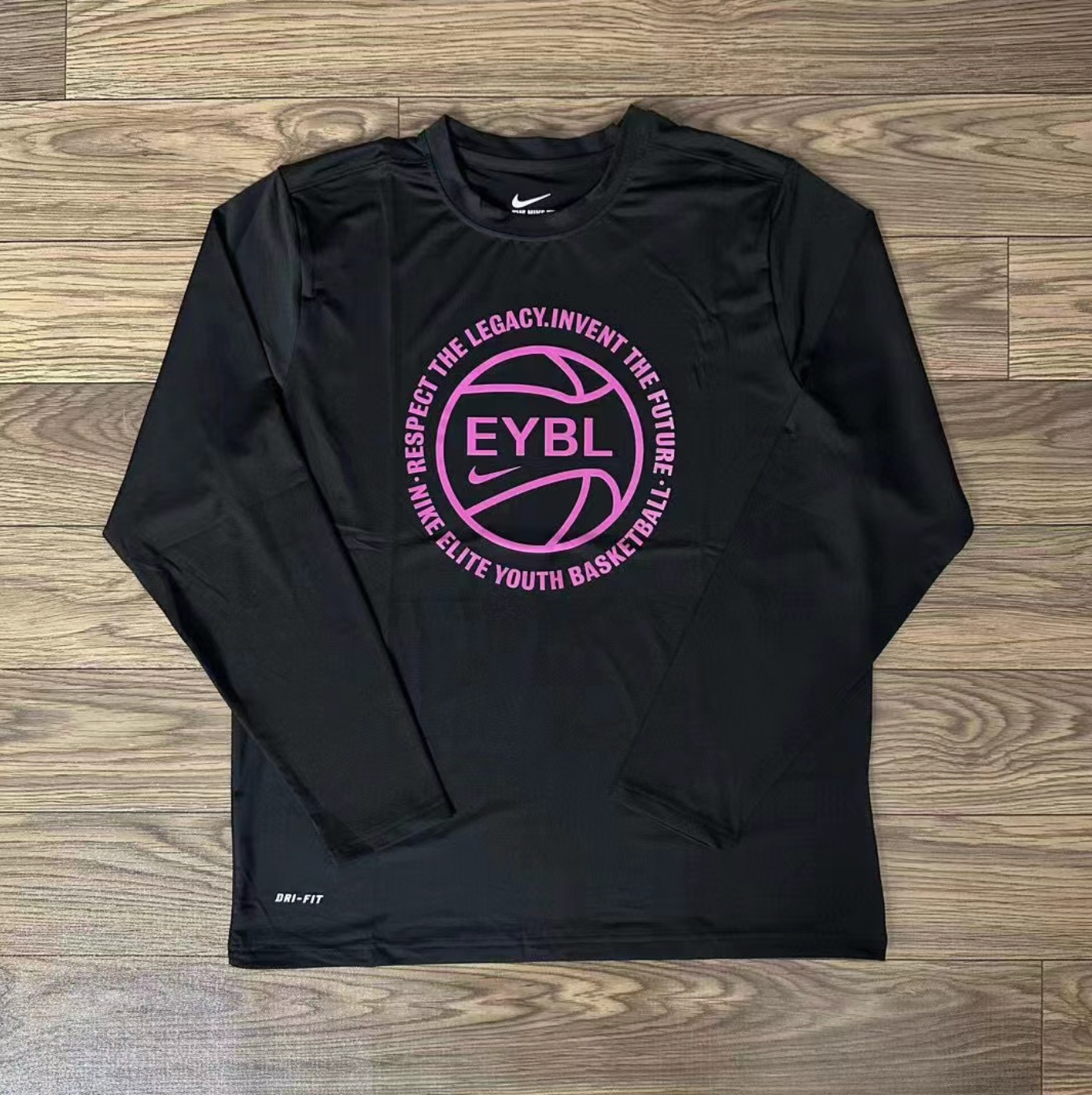 EYBL Black Pink Compression Long Sleeve