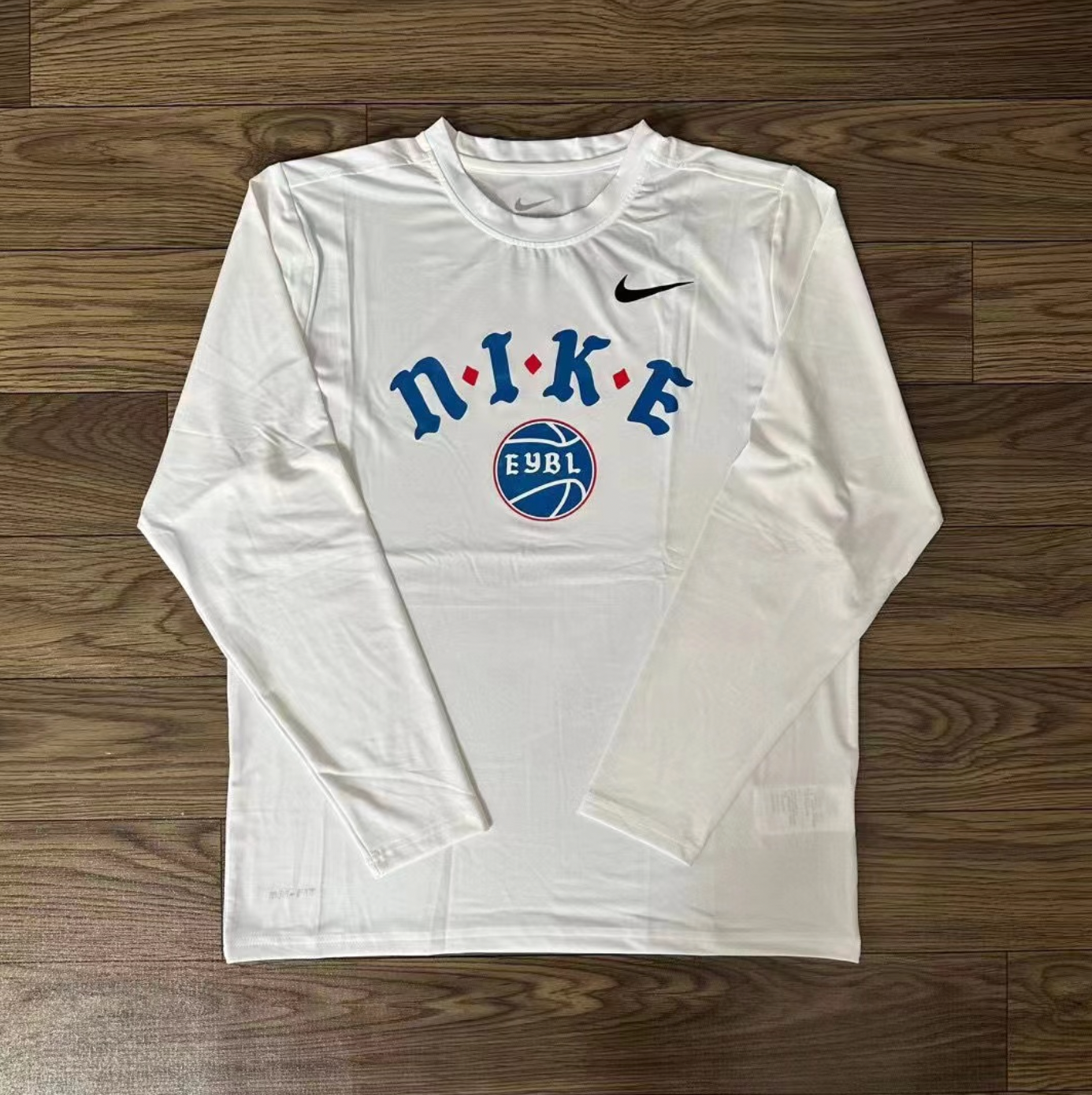 EYBL White Compression Long Sleeve