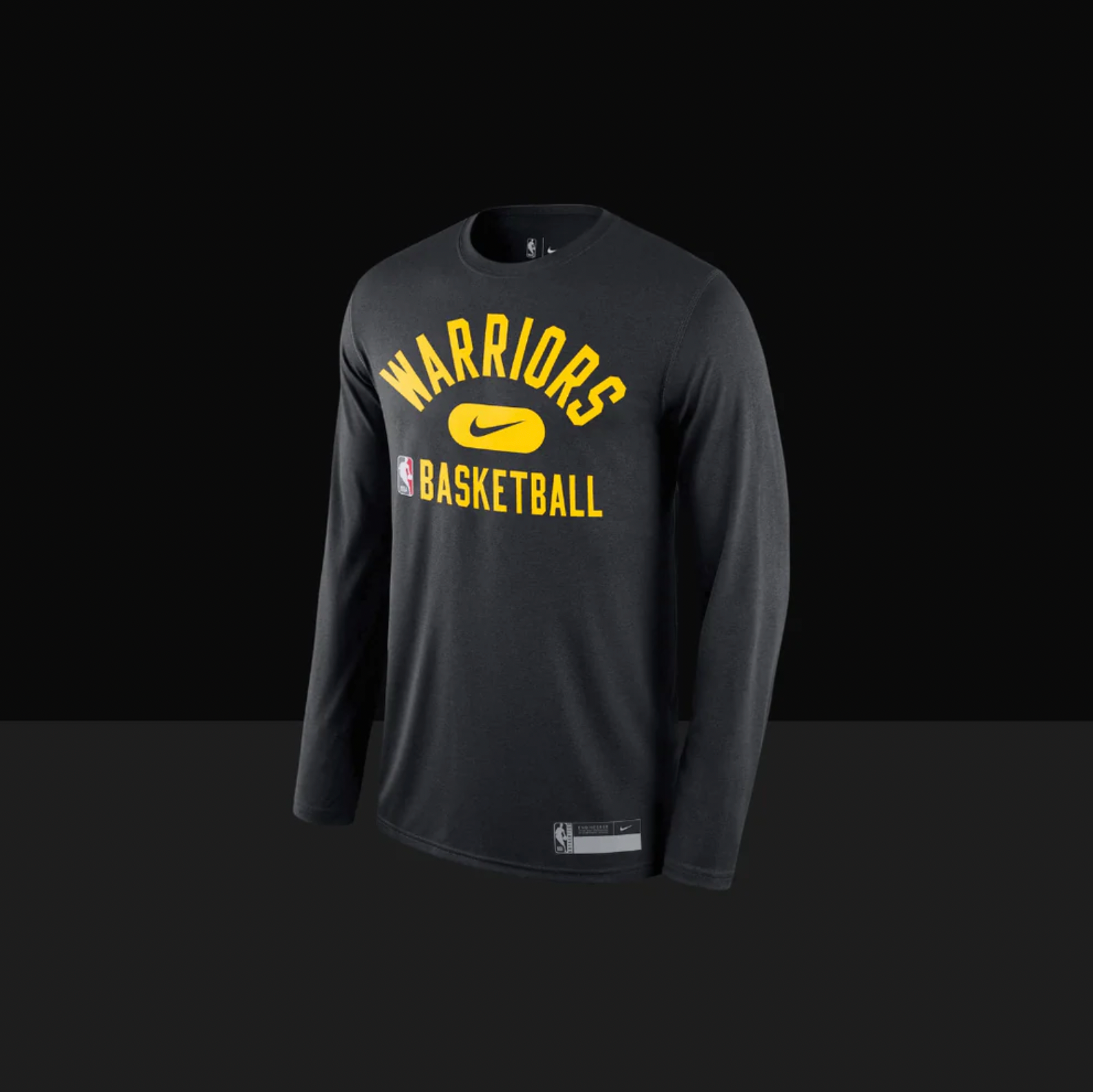 Golden State Warriors On-Court Practice Performance Long Sleeve T-Shirt