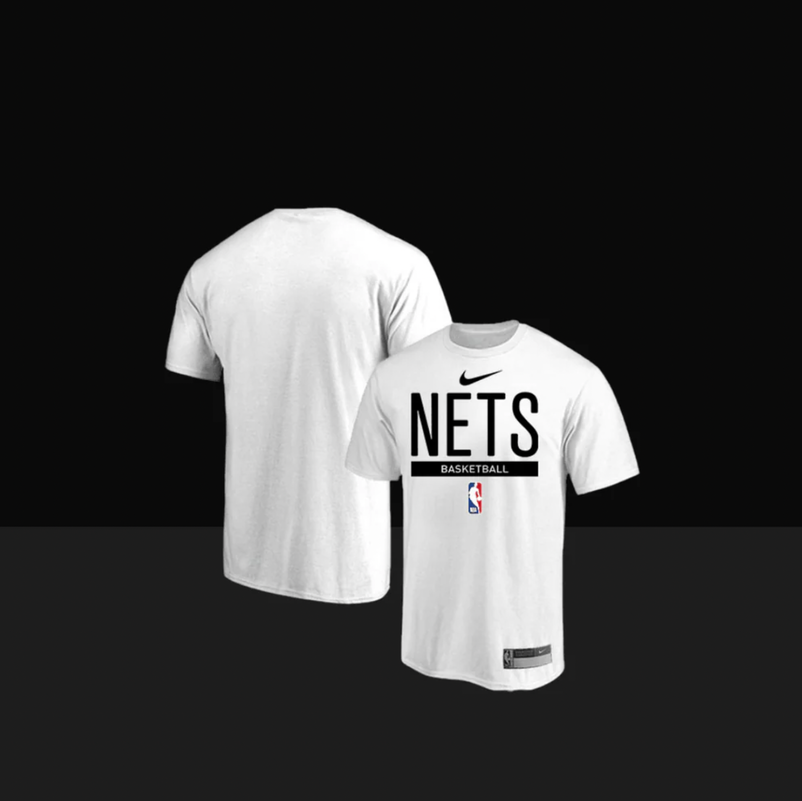 Brooklyn Nets On-Court Practice Performance Short Sleeve T-Shirt