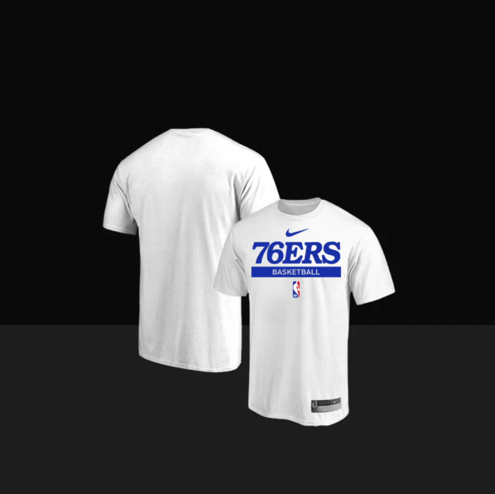 Philadelphia 76ers On-Court Practice Performance Short Sleeve T-Shirt