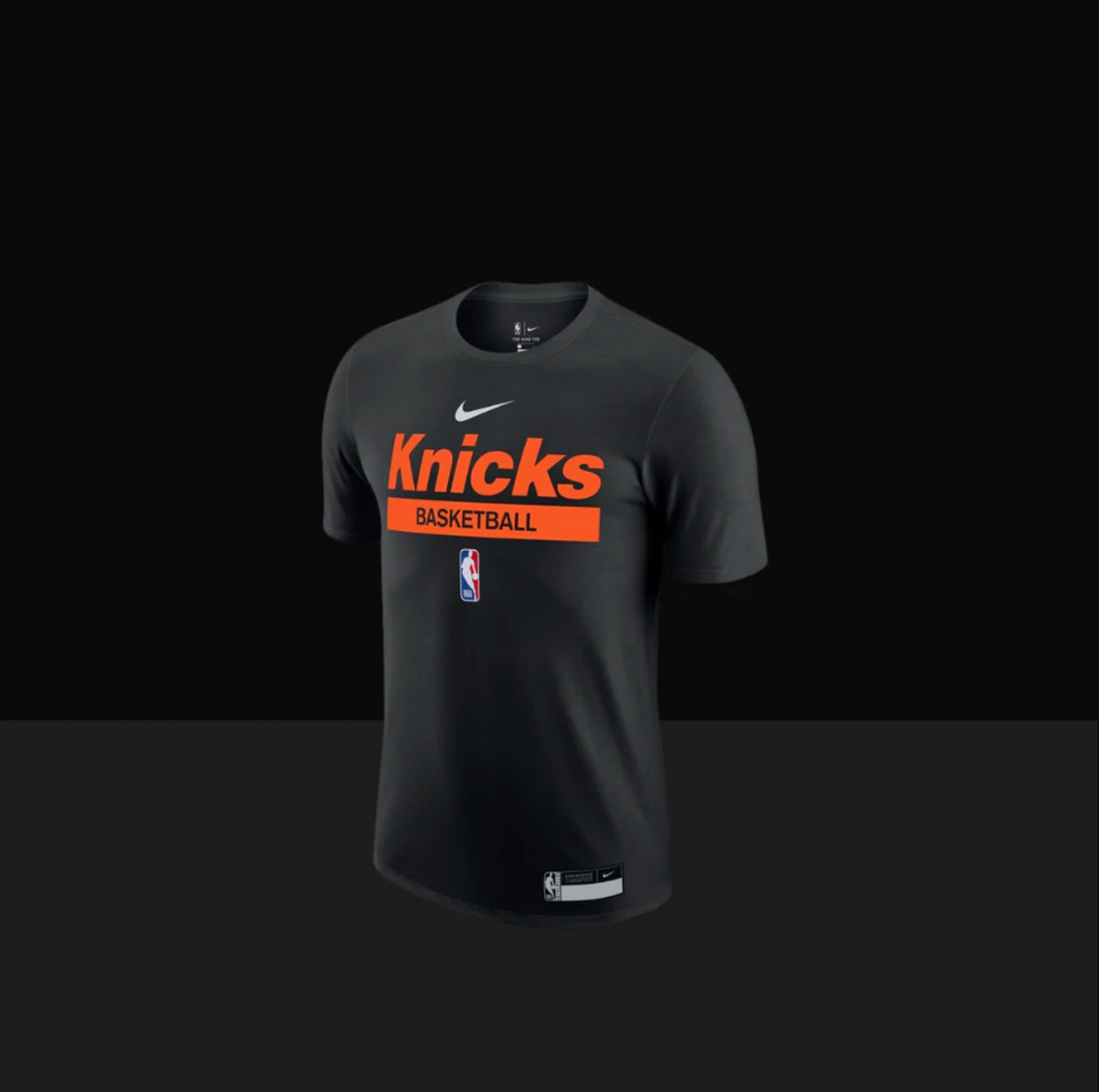 New York Knicks On-Court Practice Performance Short Sleeve T-Shirt