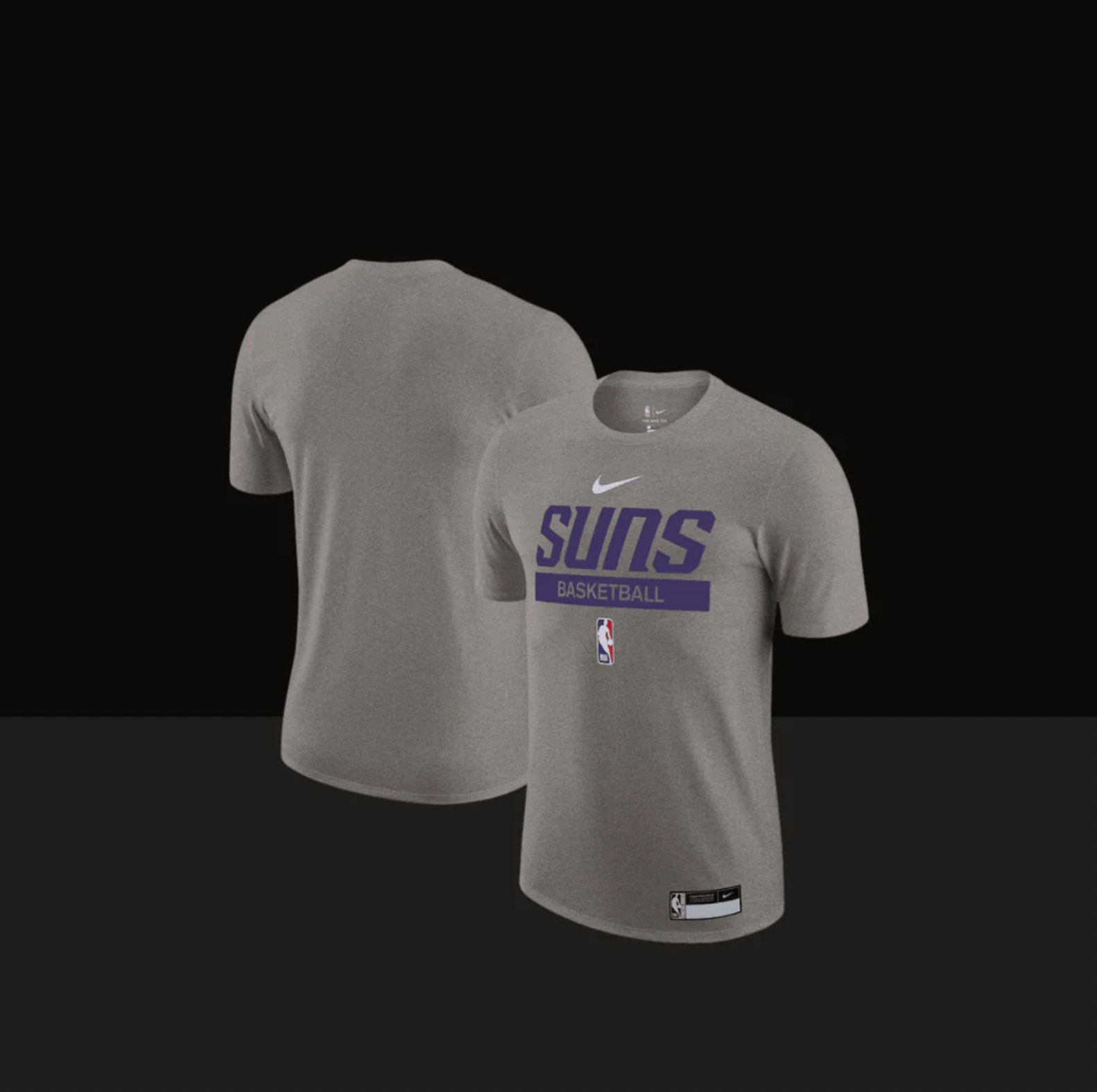 Phoenix Suns On-Court Practice Performance Short Sleeve T-Shirt