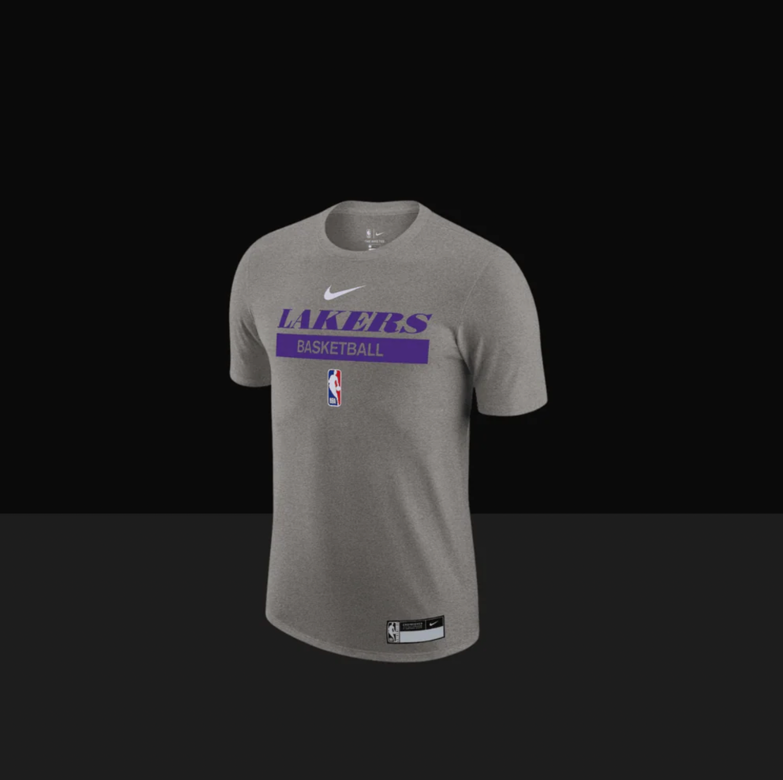 Los Angeles Lakers On-Court Practice Performance Short Sleeve T-Shirt