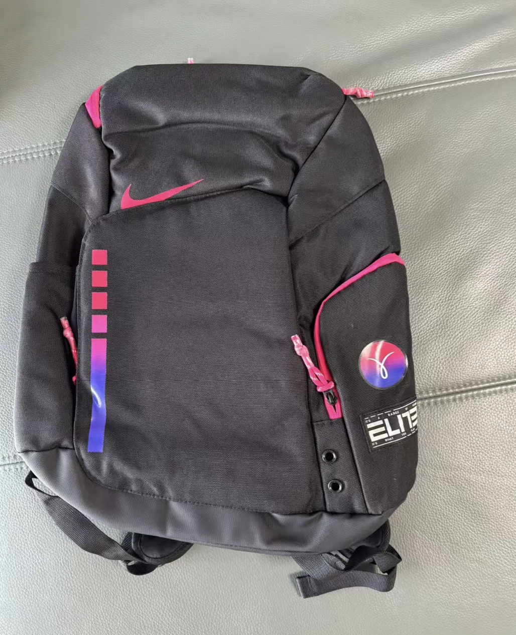 Elite Backpack Kay Yow Black Pink Purple