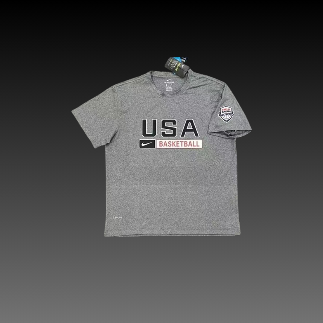 Team USA Warm Up T-Shirt Grey