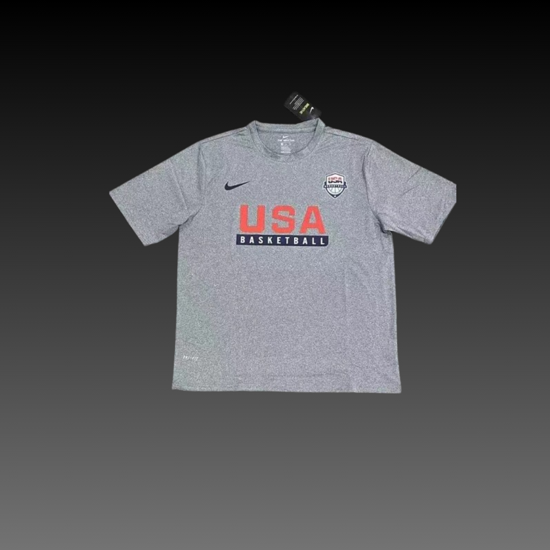 Team USA Warm Up T-Shirt Grey