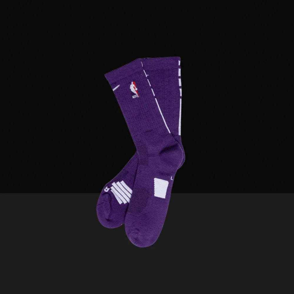 Nike NBA Elite Socks - Purple/White