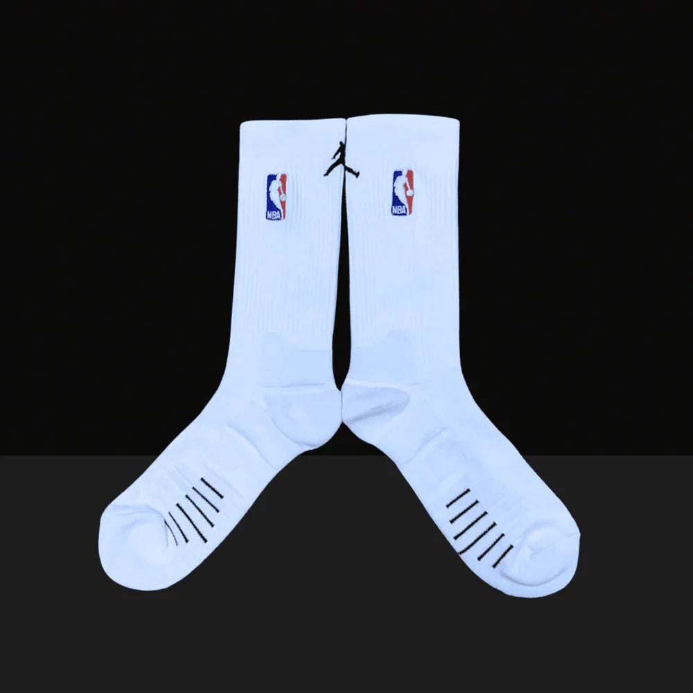 Jordan NBA Quick Elite Crew Socks White