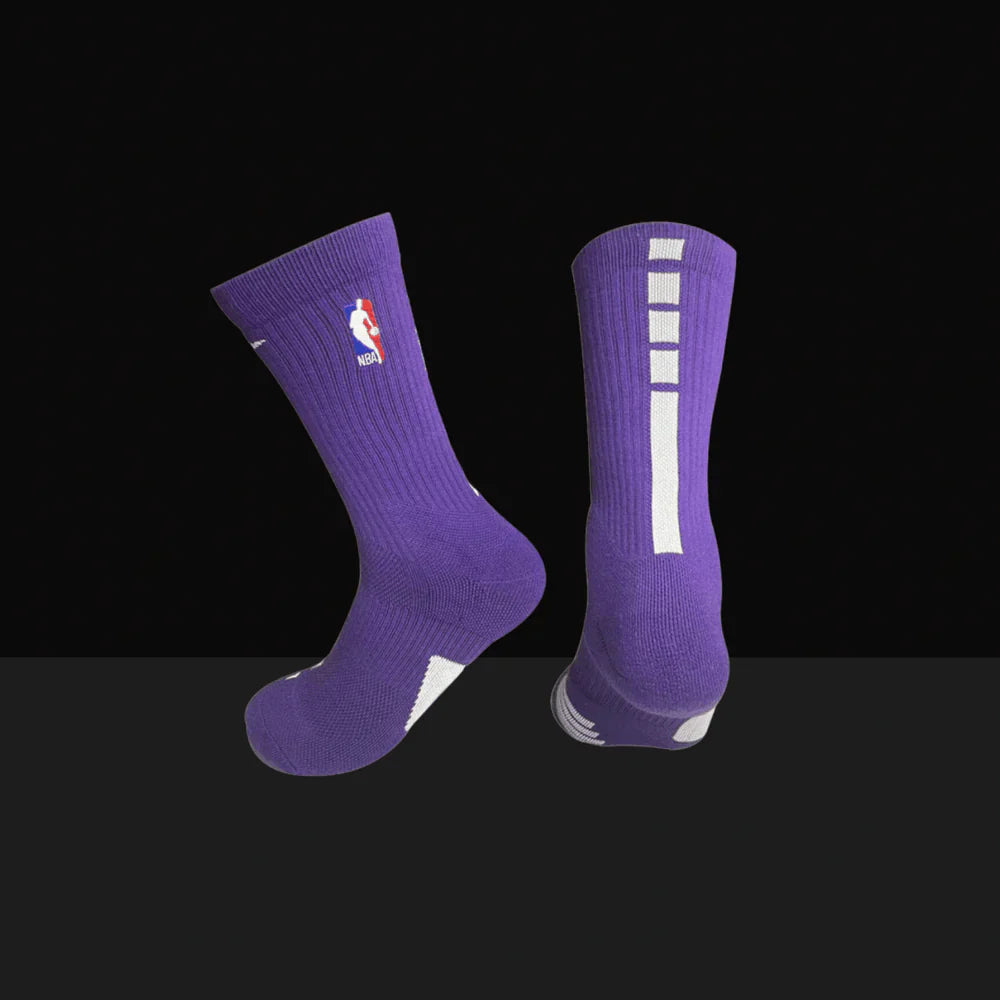 Nike NBA Elite Socks - Purple/White